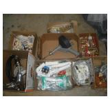 Misc. Hardware Lot-PVC Pipe, Drum Auger, Faucet