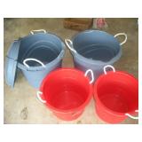 Plastic Tubs- 10 Gal. +