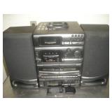 Pioneer Stereo CD Cassette Deck Receiver, Speakers