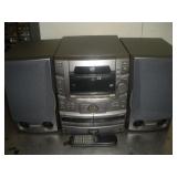 Pioneer 25-CD Cassette Deck Receiver, Speakers