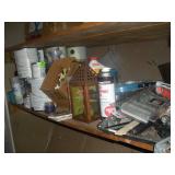 Contents of Shelf-Paint Supplies
