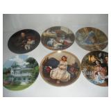 6 Decorative Plates-Cats, Blue Jays