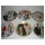 6 Decorative Plates- Tom Selleck, Cardinals
