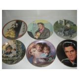 6 Decorative Plates- Elvis, Angel