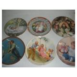 6 Decorative Plates- Scarlett, Grandparents