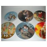 6 Decorative Plates- Marilyn Monroe, Mary Poppins