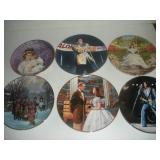 6 Decorative Plates- Scarlett, Elvis