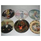 6 Decorative Plates- Daddy Warbucks, Geisha