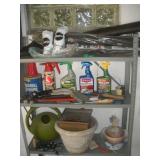 Contents of 3 Shelves- Lawn and Garden
