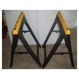 1 Pair Folding Saw Horses, Plastic