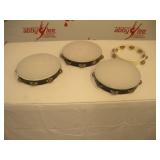 (4) Tambourines