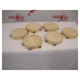 (6) Tambourines