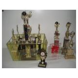(14) ALDC Trophies   tallest 29 inches