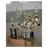 (25) ALDC Trophies   tallest 27 inches