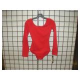 Long Sleeve Leotard by Body Wrappers Size Lg/Adult