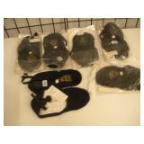 Sansha Black Canvas Ballet Shoes (6pr) Size 13
