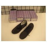 Dance Class Black Leather Jazz Shoes (5pr)