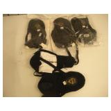 Sansha Black Canvas Ballet Shoes (4pr) Size 10