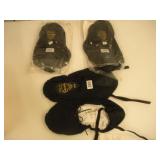 Sansha Black Canvas Ballet Shoes (3pr) Size 16