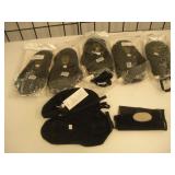 Sansha Black Canvas Ballet Shoes (6pr) Size 12