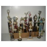 (23) ALDC Trophies   tallest 28 inches