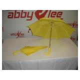 (2) Yellow Umbrella Dance Props