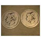 (2) Dance Prop Cardboard Coins  23 inches