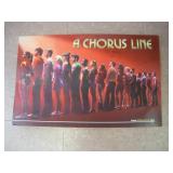 Chorus Line Poster Signed "Miss Abby! I Love You