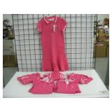 (6) Polo Dresses  Childs Large (10/12)   NEW