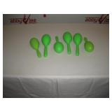 (6) Plastic Maracas