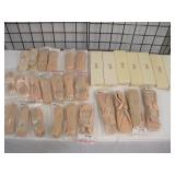 Block Pink Leather  Ballet Shoes (30pr)  NEW