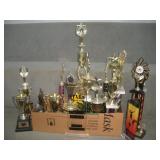 (18) ALDC Trophies   tallest 30 inches