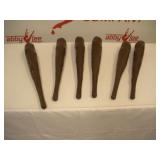(6) Plastic Caveman Clubs  21 inches long