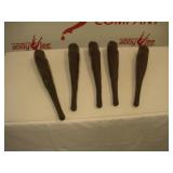 (5) Plastic Caveman Clubs  21 inches long