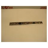 Dance Company News Sign  17 inches long