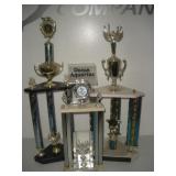 (3) ALDC Trophies   tallest 33 inches