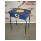 Blue School Desk Dance Prop  24x18x32 inches