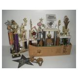 (15) ALDC Trophies   tallest 22 inches