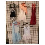 Assorted Pageant Style Childs Dance Costumes -