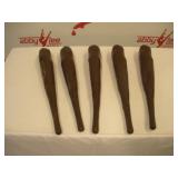 (5) Plastic Caveman Clubs  21 inches long