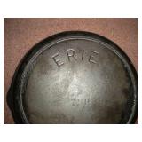 "Erie"  9 3/4 inch  #7  Cast Iron Skillet