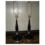 Mid Century Modern Table Lamps  40 inches tall