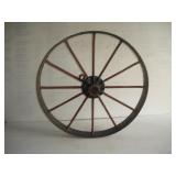 24 inch Vintage Steel Wagon Wheel