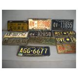 Vintage License Plates