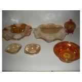 Assorted Carnival Glass