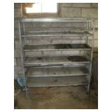 Metal Shelf  53x15x63 inches