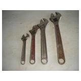 Adjustable Wrenches  6, 8, 10 & 12
