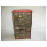 Parts Organizer w/Contents  10x6x17 inches