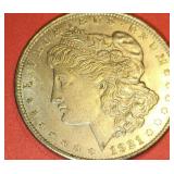 1924 1898 US MORGAN $1 DOLLAR SILVER COIN