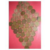 (50)  1 Roll 1928-29-30 Lincoln Wheat Penny